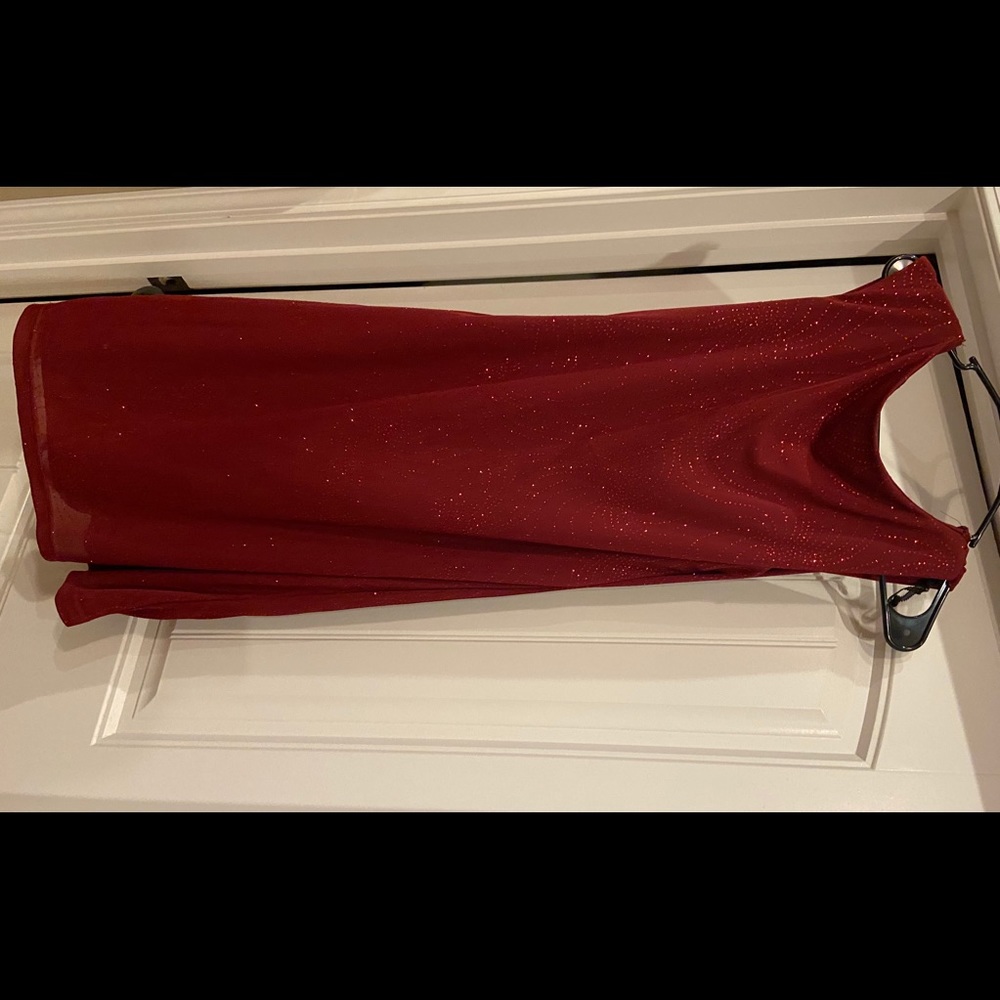 Maroon semi Formal dress